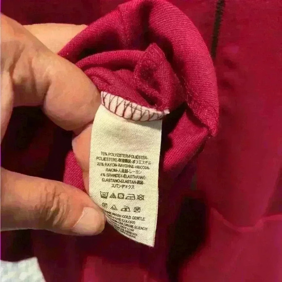 Free People Women Dress Size S Cha Cha Fit & Flare Polyester Fuchsia Magenta - Picture 4 of 7